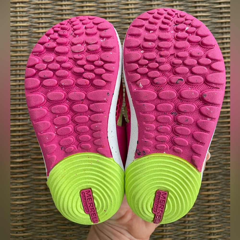 Merrell Baby Girl Bare Steps H2O Sneakers Water Sandals Very Gently Used - Picture 3 of 10